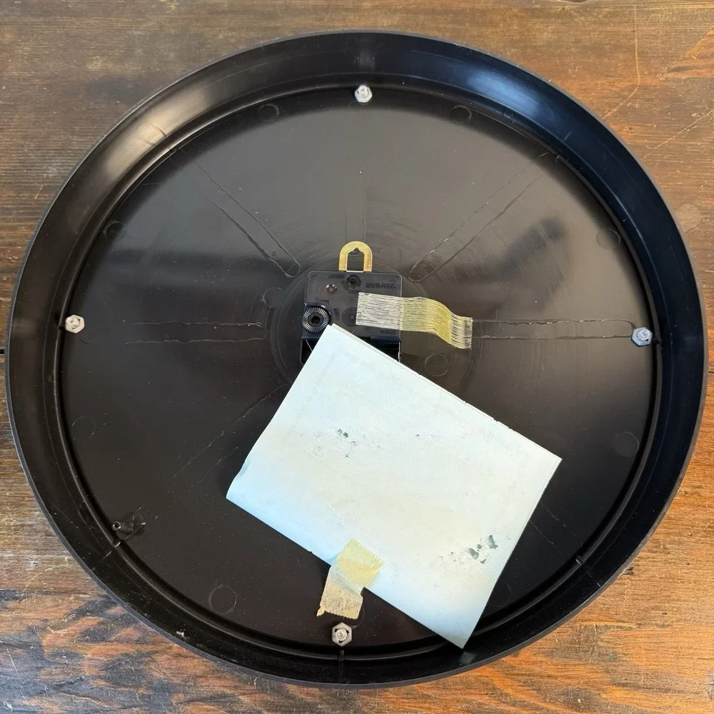 Vintage NOS Fram Filters Plastic Wall Clock Advertising Battery‎ Op 14